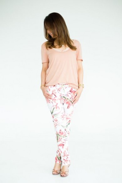 Look Calça Estampa Floral