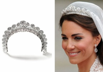 Tiara de casamento Kate Middleton