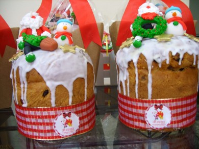 Panettone decorado
