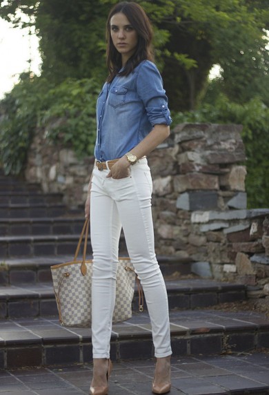 denim-shirt-white-jeans