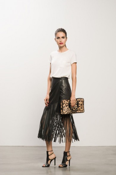 fringes-leather-skirt