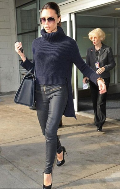 sweater-and-leather-pants